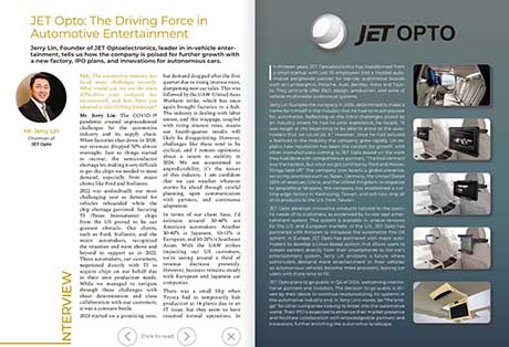 VoL | JET Opto: The Driving Force in Automotive Entertainment